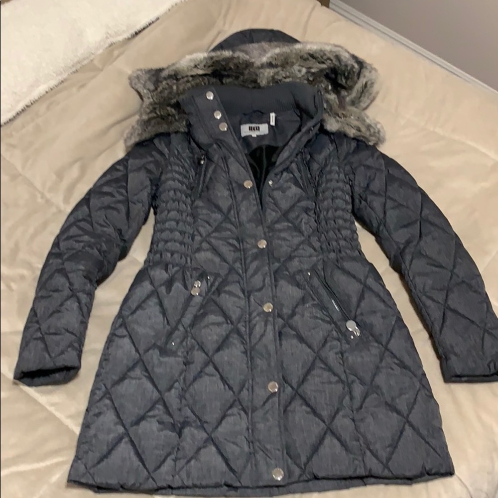 Laundry by Design faux fur puffer